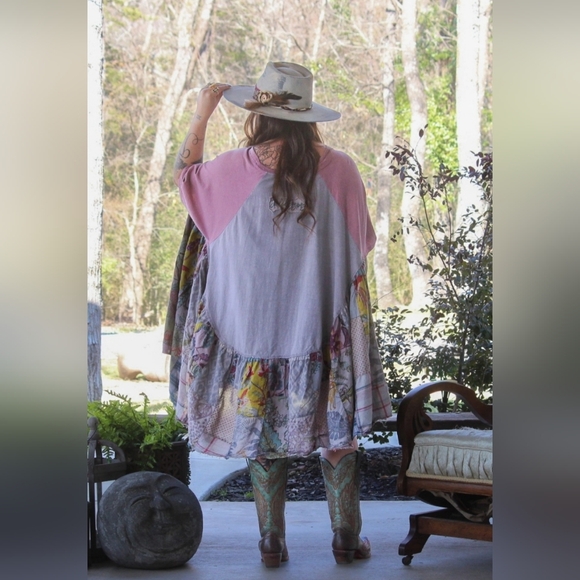 *NEW* Jaded Gypsy Willow Song Tunic Dess -  Rose Mix - Picture 2 of 4